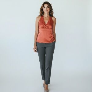 INC International Concepts Vibrant Coral Camisole. 100% Silk